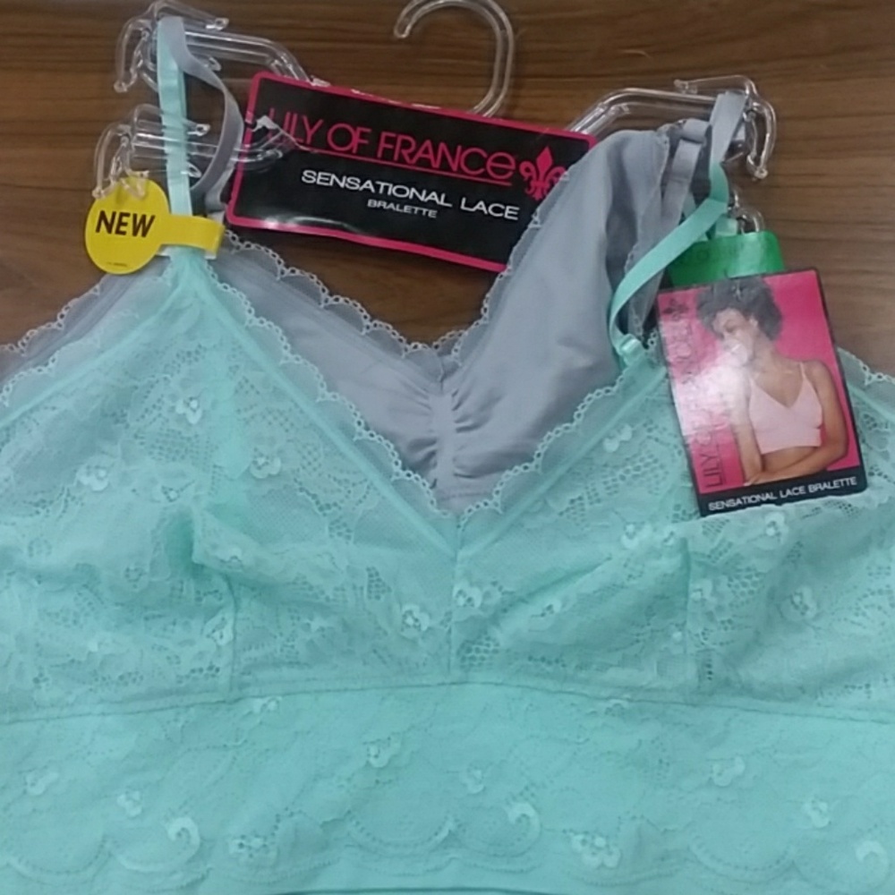Brand new Lily of France 2Pac lace bralette